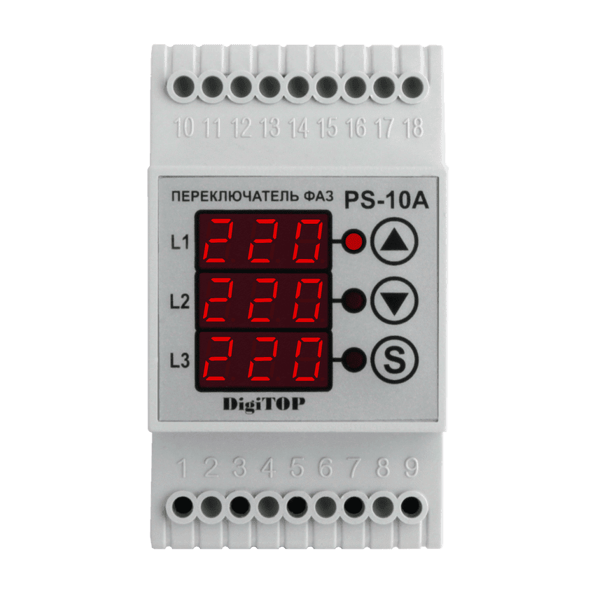 Переключатель фаз PS-10A DigiTOP