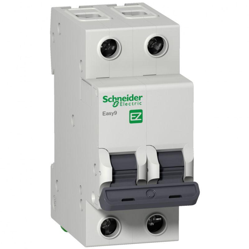 Автоматический выключатель Schneider Electric 2п C 40А 6кА EASY9 =S= 230В  EZ9F56240