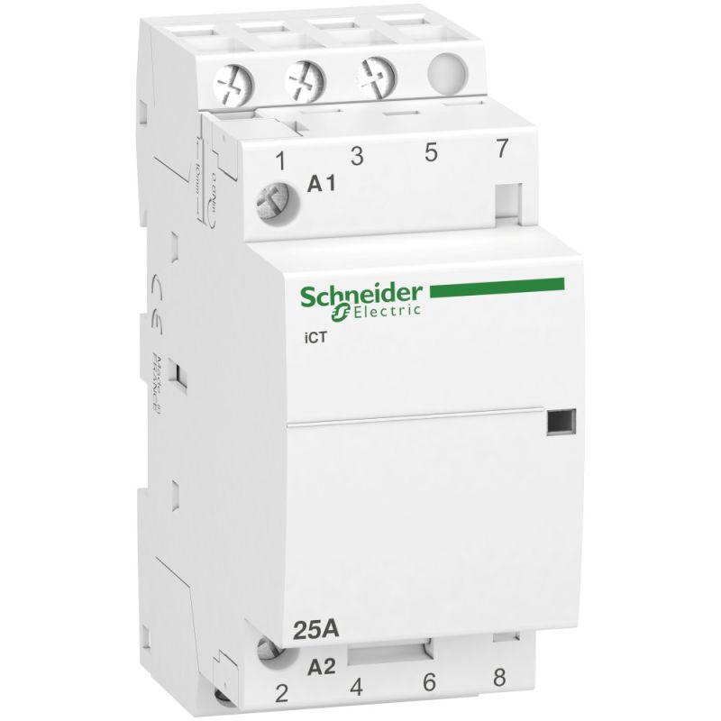 Контактор Schneider Electric модульный. iСТ Acti9 25А 3п 3НО 230/240В A9C20833