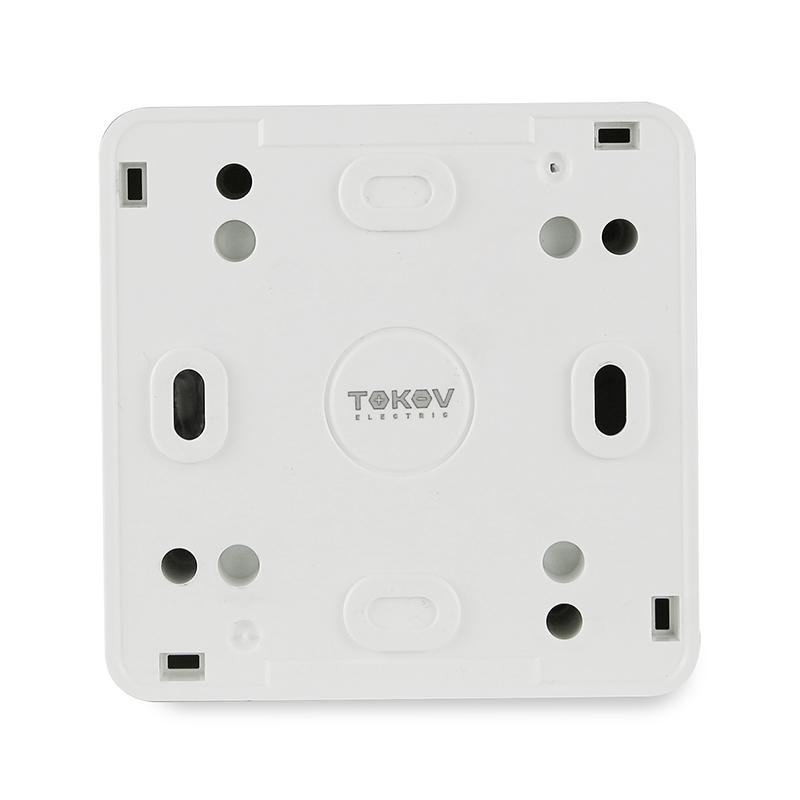 Кнопка звонка ОП Nix 10А IP54 250В бел. TOKOV ELECTRIC TKE-NX-DB-C01-IP54