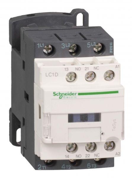 Контактор Schneider Electric 3п 9А НО+НЗ 24В DC TeSys D LC1D09BL